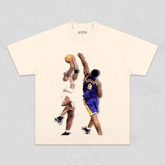 MICHAEL VS KOBE 1.0 TEE - clothing by TeeHivey.com (Image 1)