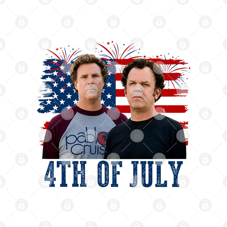 Boats Hoes And Freedom Funny Step Brothers 4th of July T Shirt