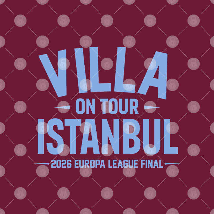 Aston Villa On Tour Istanbul 2026 Europa League Final T Shirt