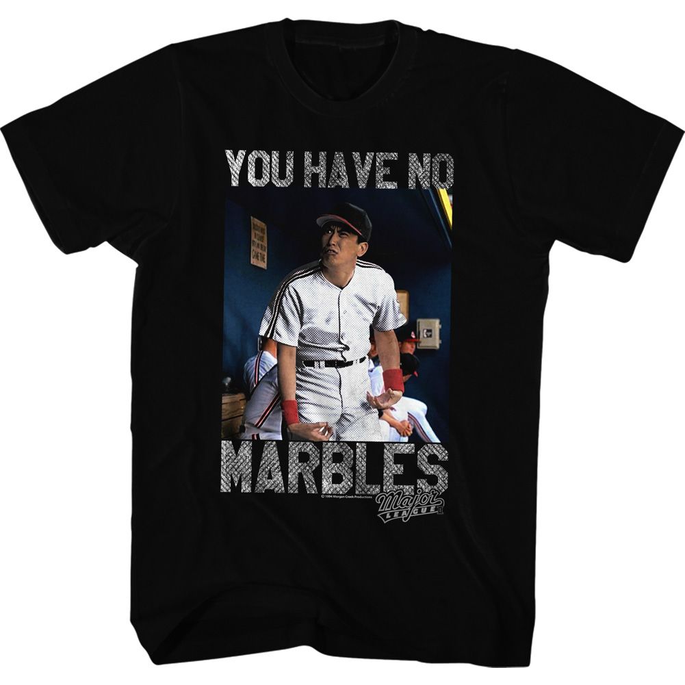 Major League - No Marbles - Short Sleeve - Adult - T-Shirt - clothing by TeeHivey.com