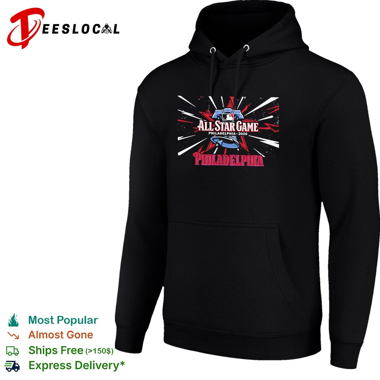 MLB All Star Game Philadelphia 2026 Liberty Bell Logo Philadelphia Phillies baseball shirt