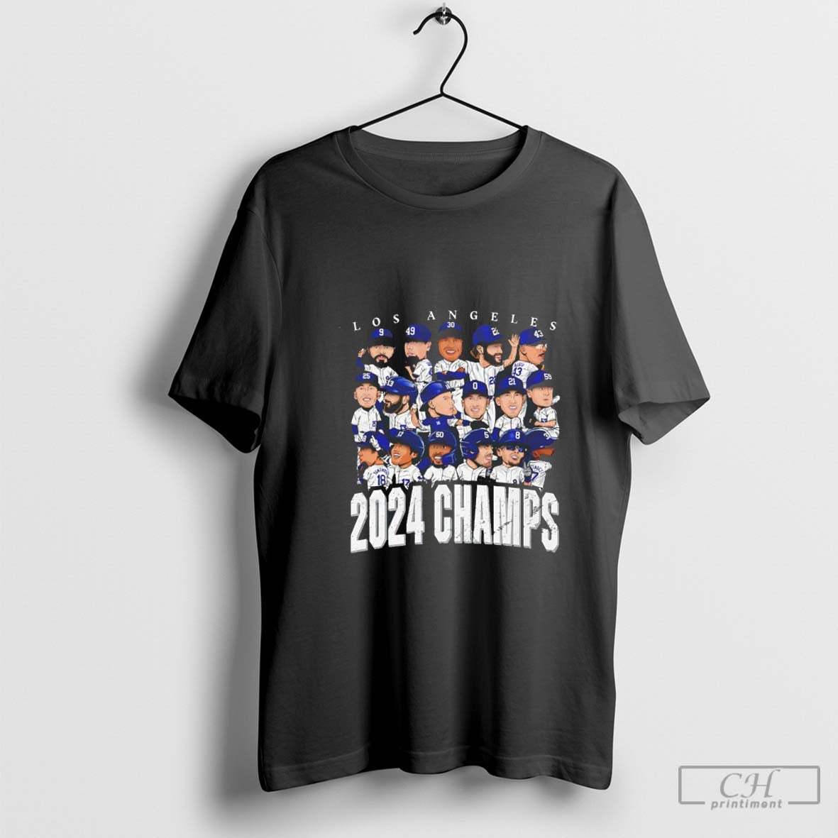 Mlb Los Angeles Dodgers 2024 World Series Champions Caricatures - clothing by TeeHivey.com