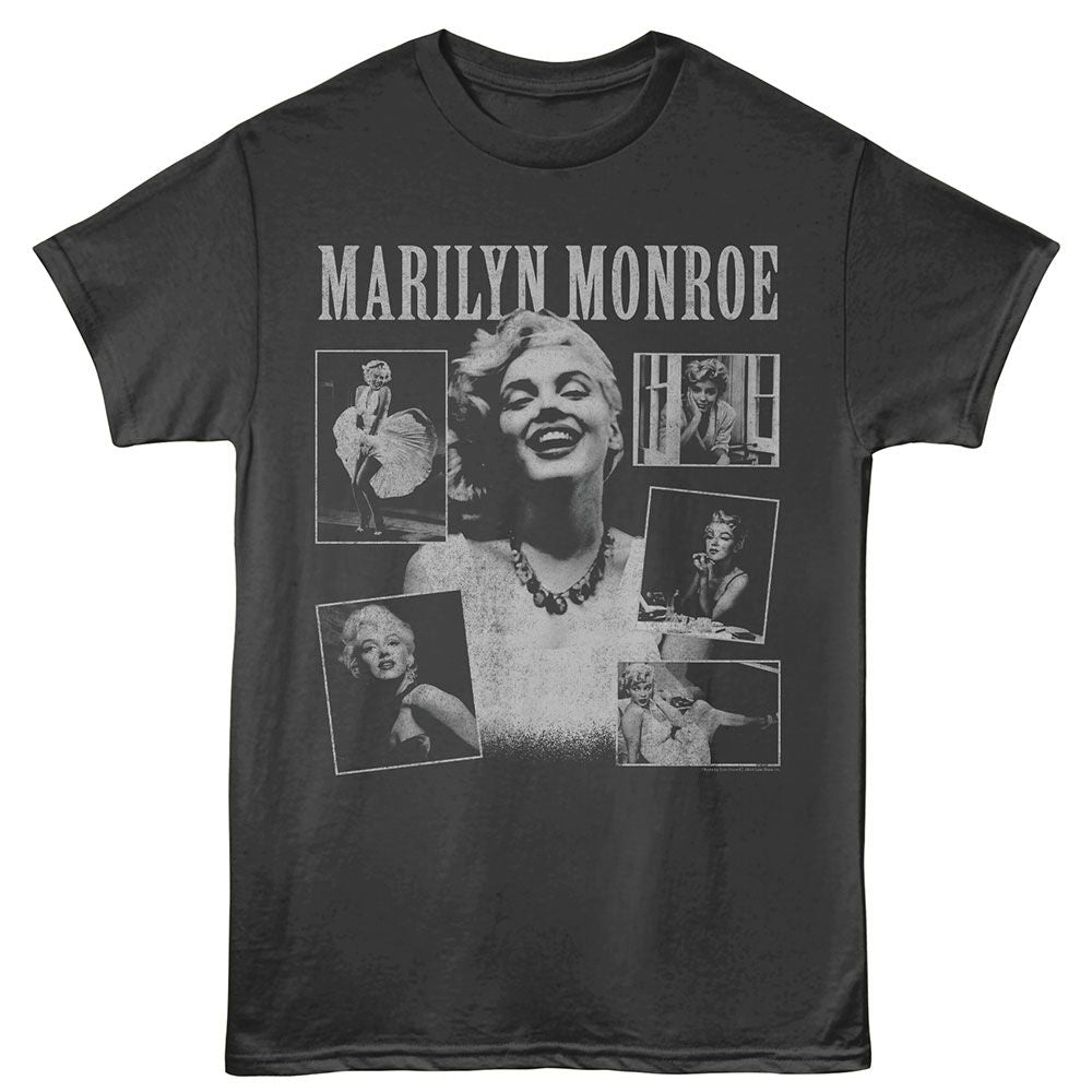 Marilyn Monroe - Collage - American Classics - Smoke Adult Short Sleeve T-Shirt