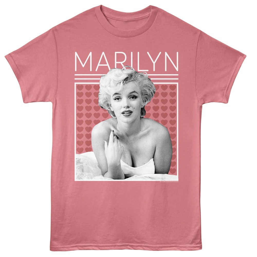 Marilyn Monroe - Much Love - American Classics - Mauvelous Adult Short Sleeve T-Shirt - clothing by TeeHivey.com (Image 1)
