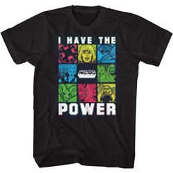 Masters Of The Universe - MOTU I Have The Power Boxes - Short Sleeve - Adult - T-Shirt - clothing by TeeHivey.com