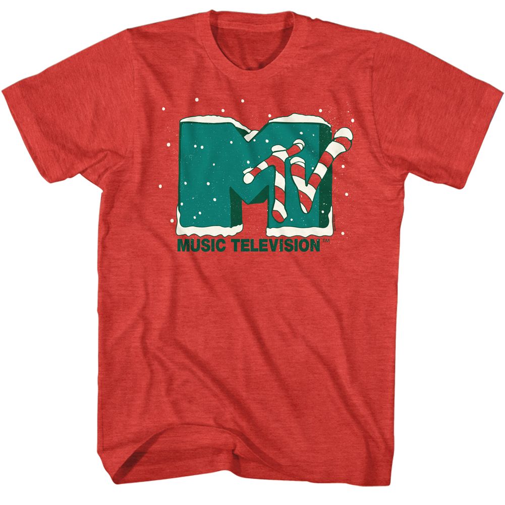 MTV - Christmas - Short Sleeve - Heather - Adult - T-Shirt