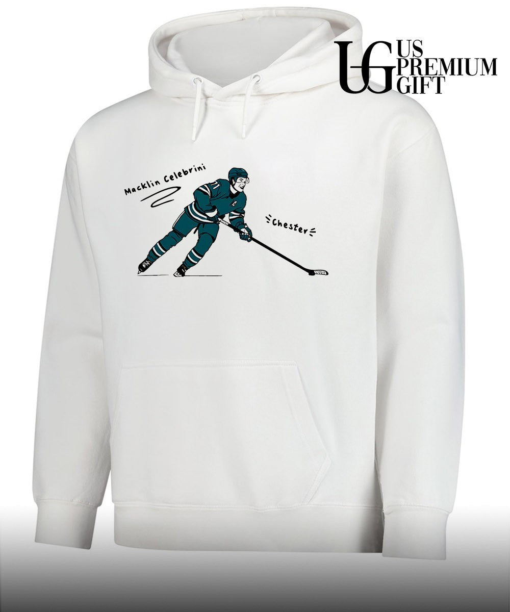 Macklin Celebrini San Jose Sharks Chester NHL shirt