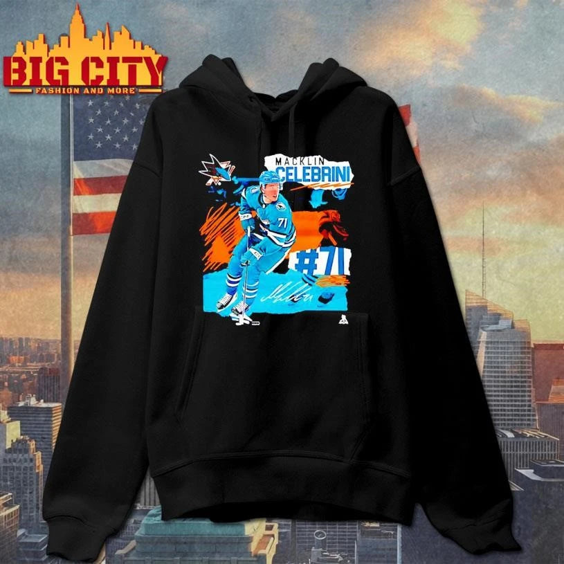 Macklin Celebrini San Jose Sharks Fresh Ice signature Shirt