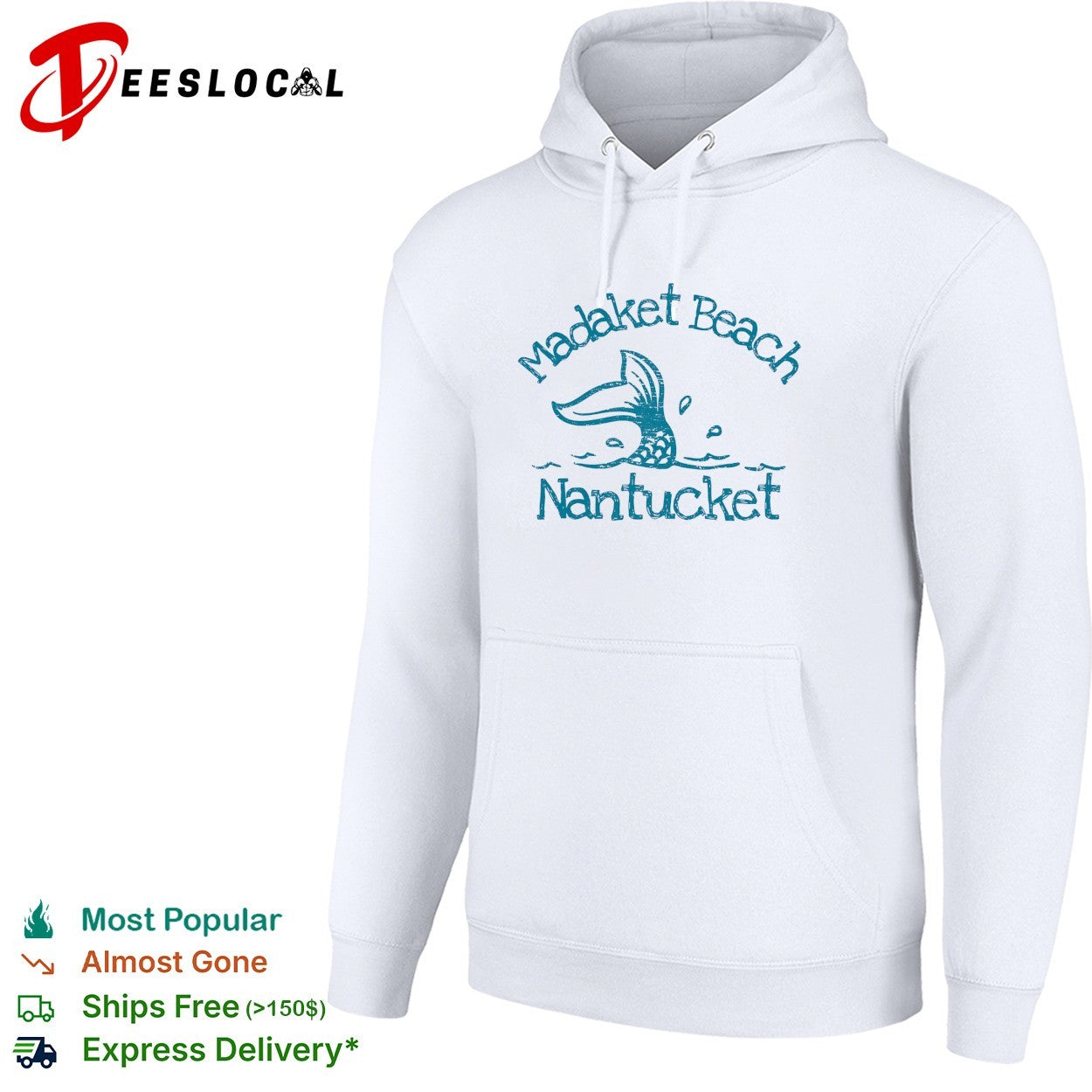 Madaket Beach Nantucket mermaid shirt