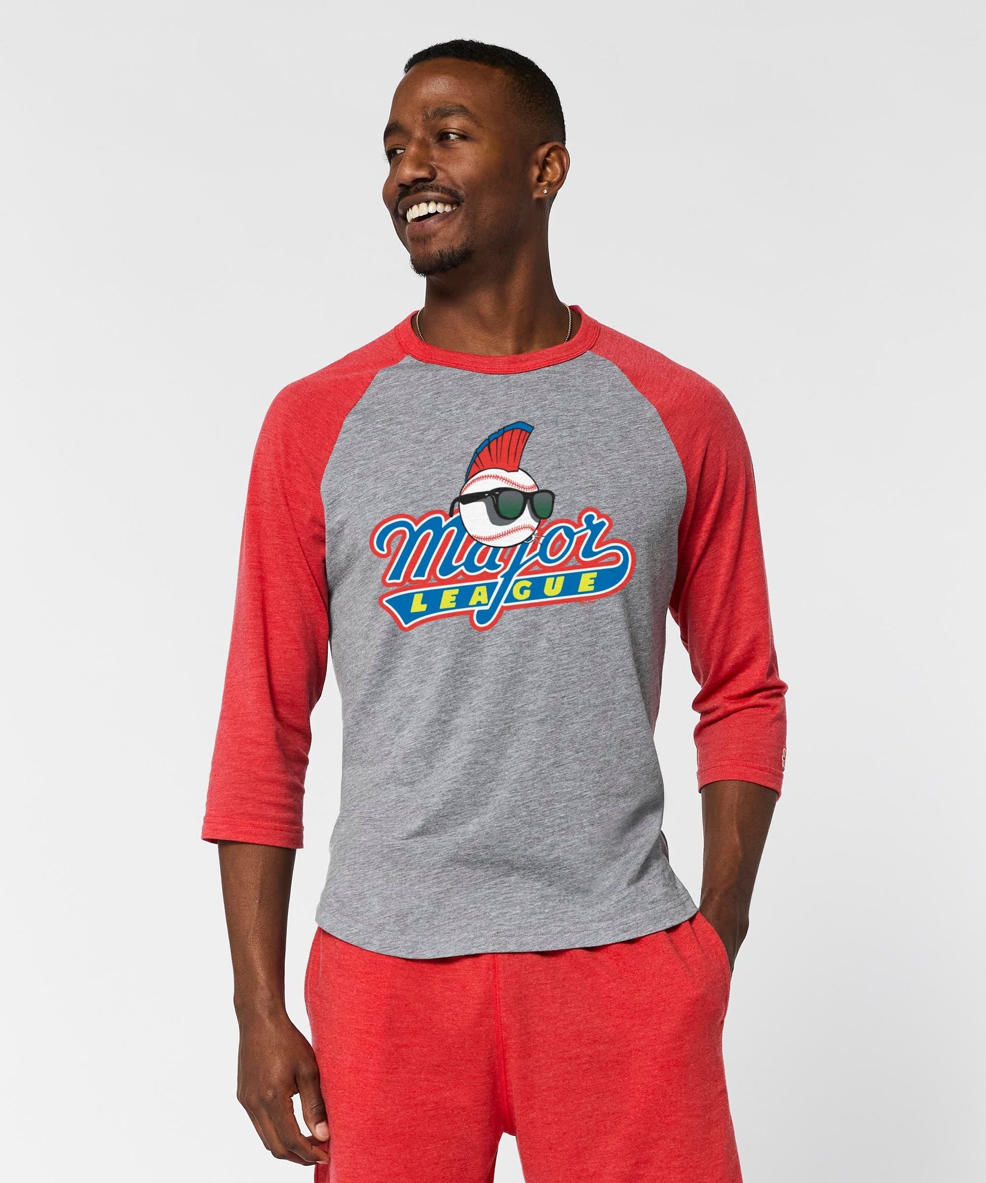 Major League Logo Raglan