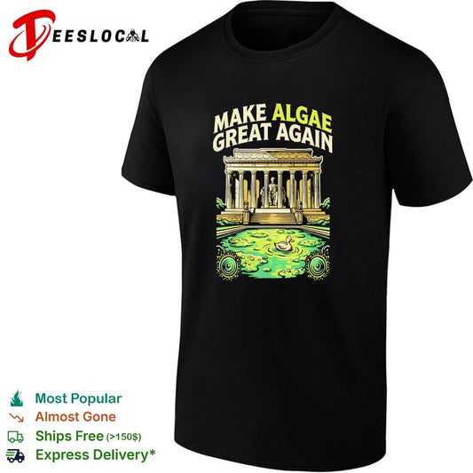 Make algae great again Lincoln memorial duck shirt