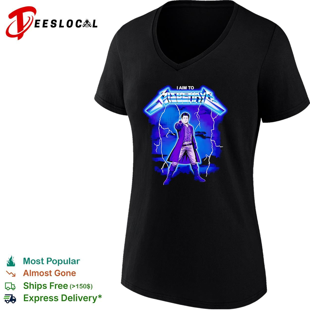 Malcolm Reynolds from Firefly in the style of Metallica’s Ride the Lightning shirt