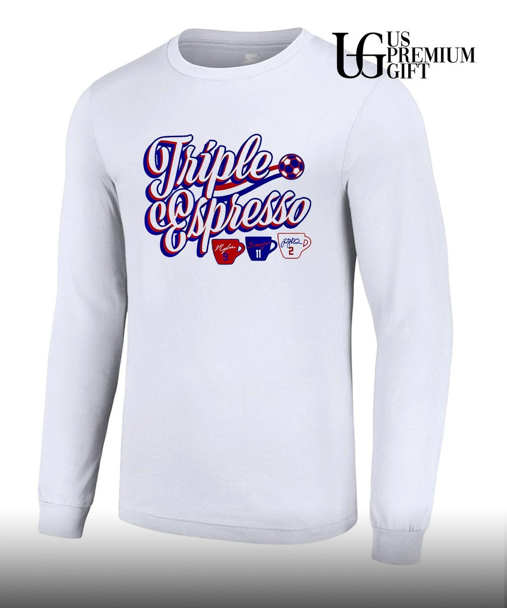 Mallory Swanson Trinity Rodman and Sophia Wilson Triple Espresso shirt