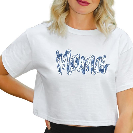 Mama T-Shirt, Mama Statement Women Tank Top, Mama Inspired Crop Top, Gift for Mama T-Shirt Full Color Print