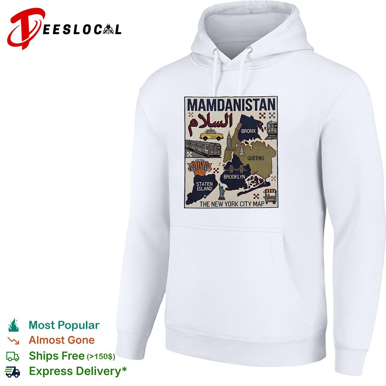 Mamdanistan Salaam New York Knicks Bronx Queens Brooklyn Staten Island City shirt