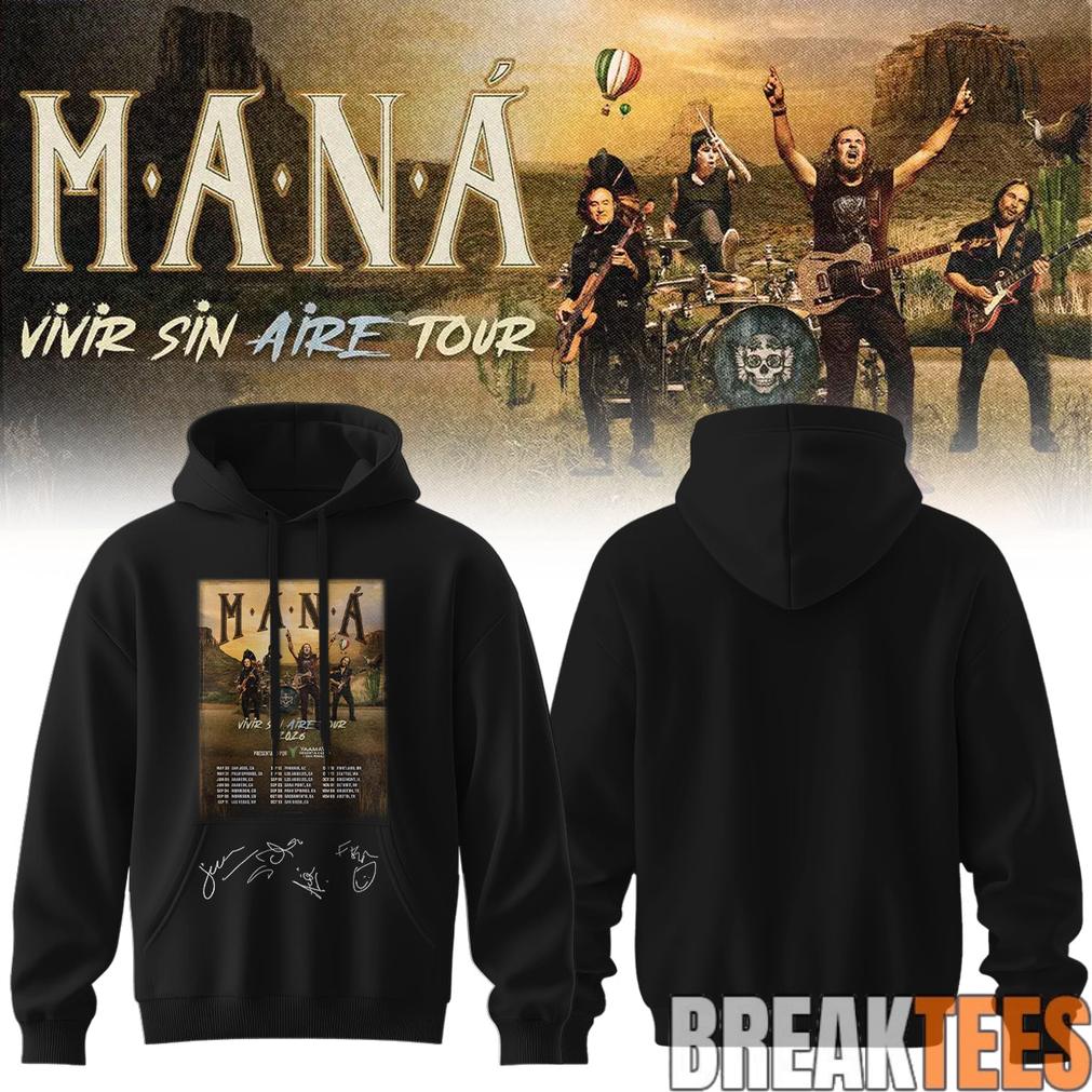Maná “Vivir Sin Aire Tour” Edition Hoodie