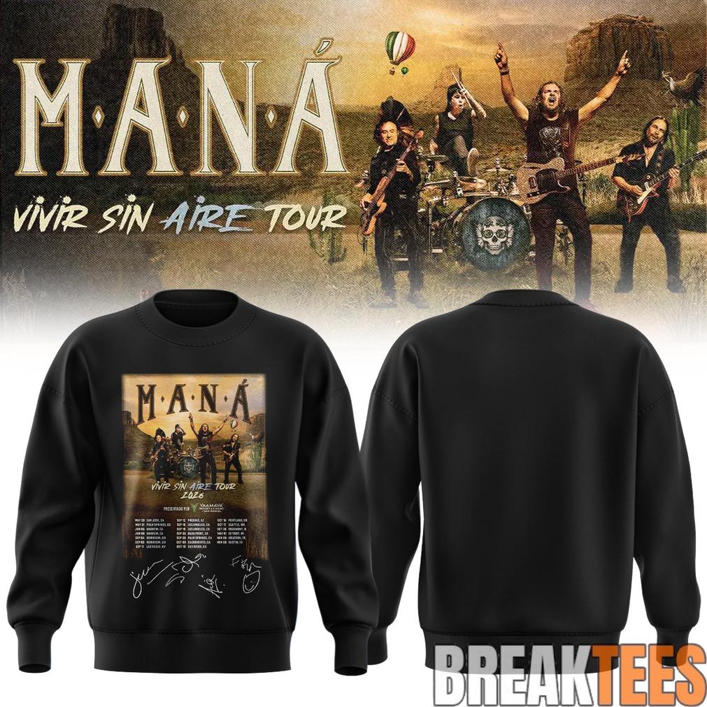 Maná “Vivir Sin Aire Tour” Limited Edition Sweatshirt