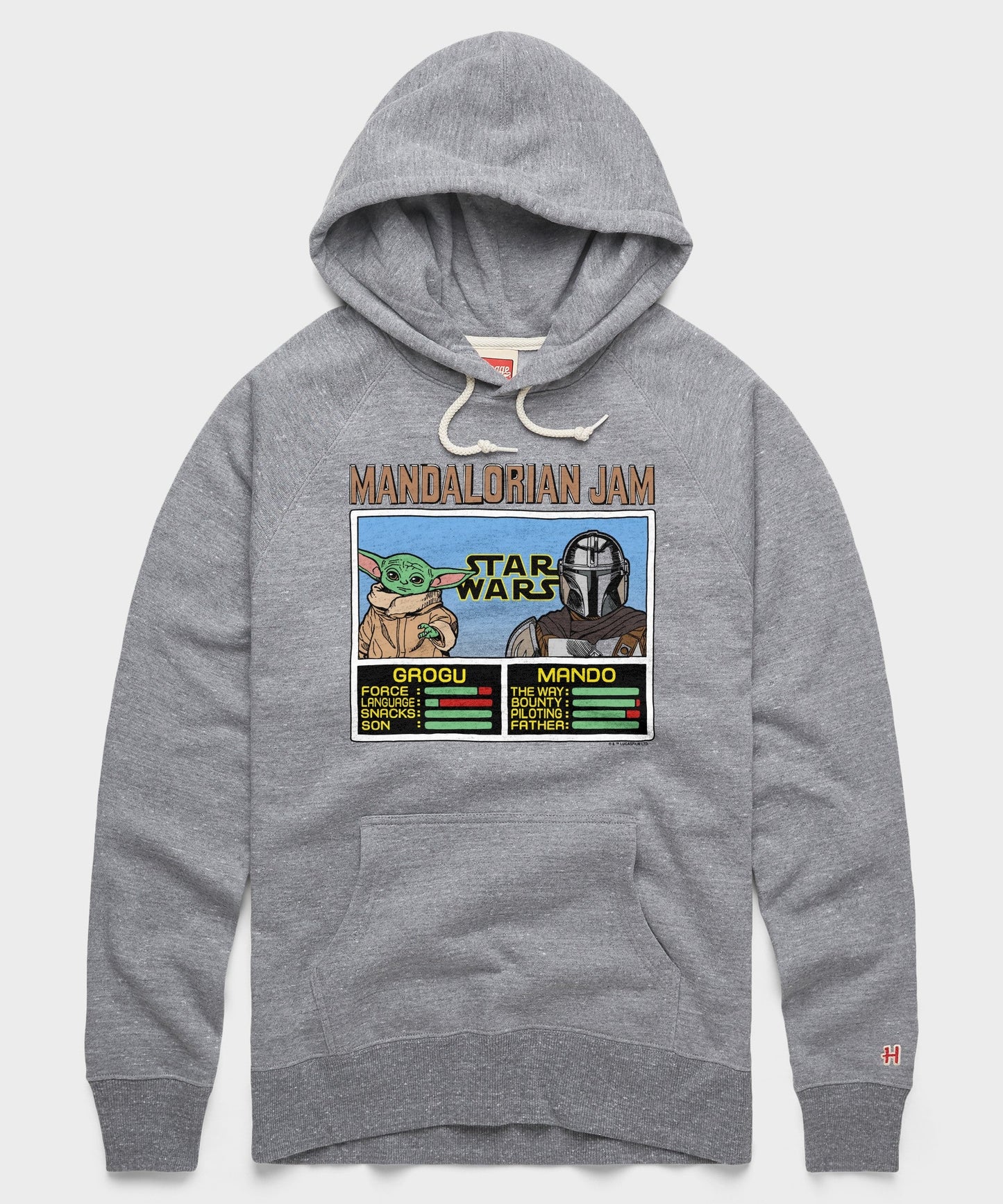 Mandalorian Jam Grogu And Mando Hoodie