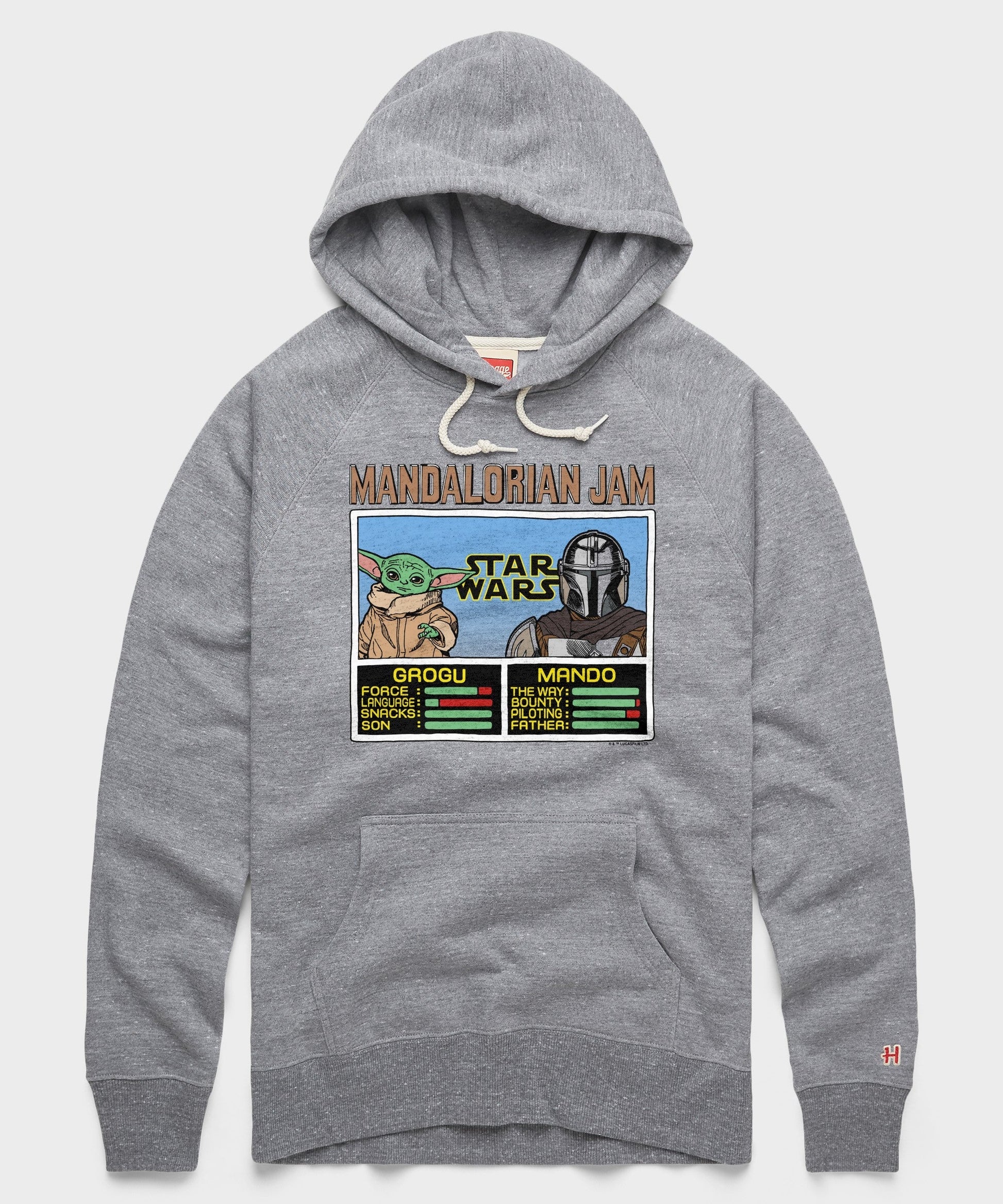 Mandalorian Jam Grogu And Mando Hoodie