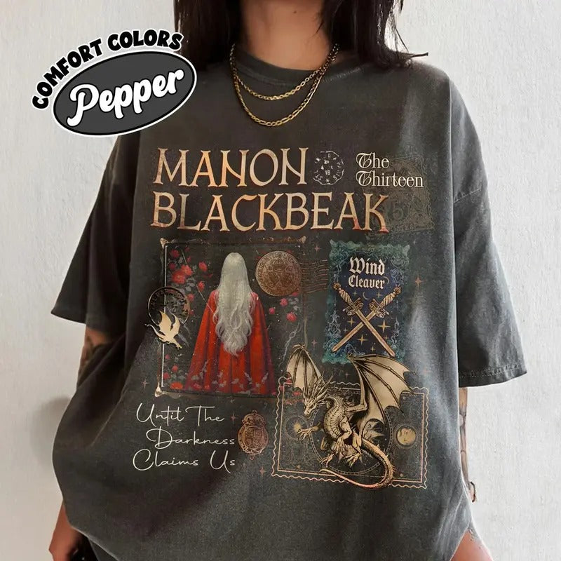 Manon Blackbeak Throne of Glass Comfort Colors Shirt, The Thirteen Shirts Top Womenswear
