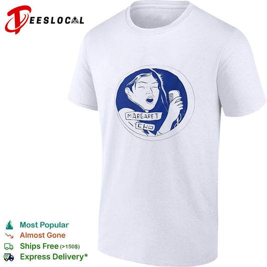 Margaret Cho comedian female portrait circle vintage art shirt