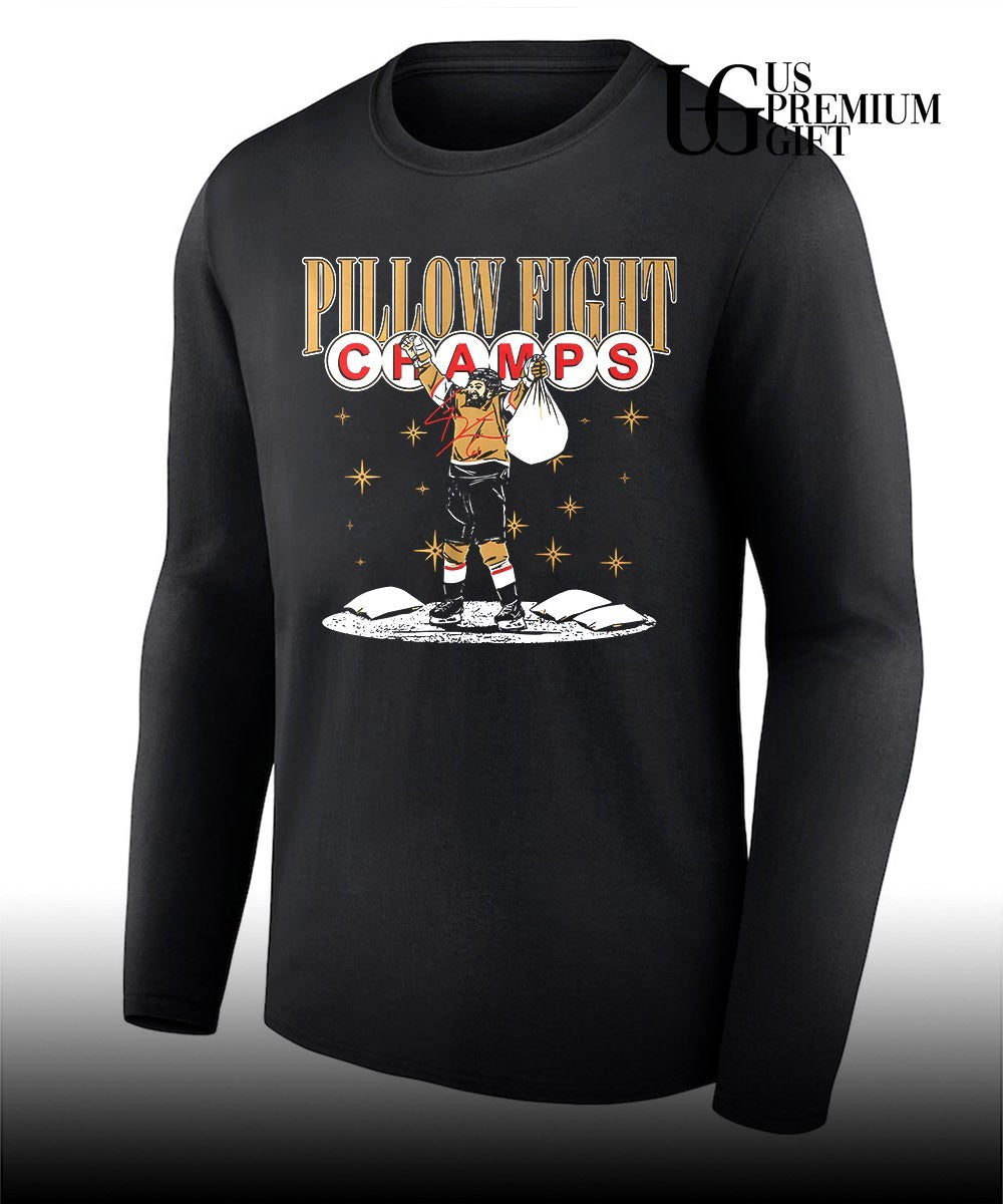 Mark Pillow Fight Champs Vegas Golden Knights 2026 NHL signature shirt