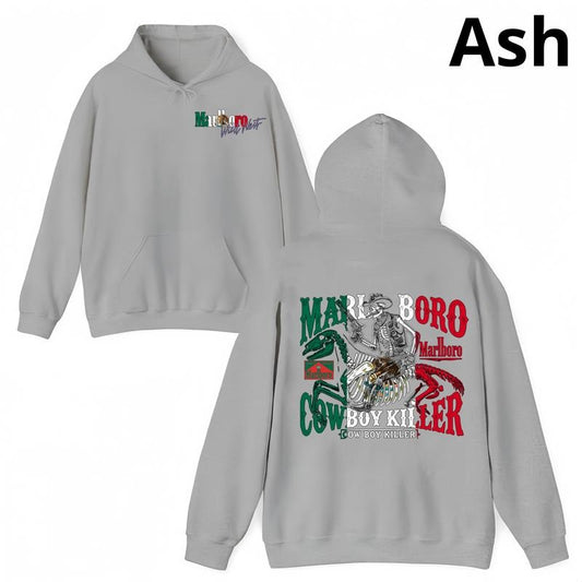 Marlboro Cowboys Killer Mexican Hoodie, Sweatshirt ,T-shirt- Classic Fit - Menswear Shirt, Women Hoodie,Soft Cotton Blend
