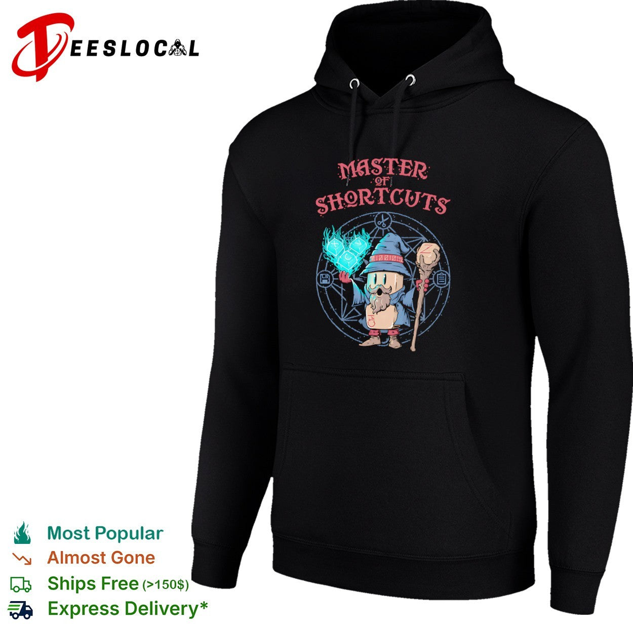 Master of Shortcuts the wizard of keyboard shortcuts specializing shirt