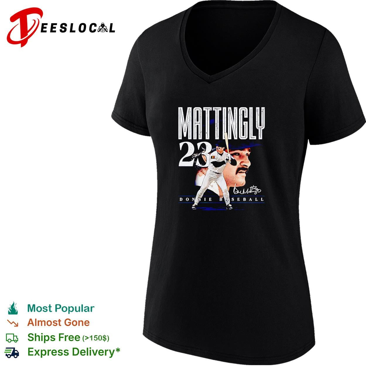 Mattingly 23 Donnie Baseball New York Yankees signature shirt