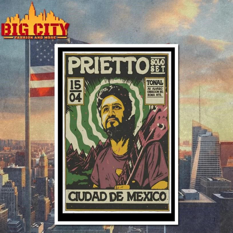 Maxi Prietto Mexico City 4-15-2026 Poster Shirt
