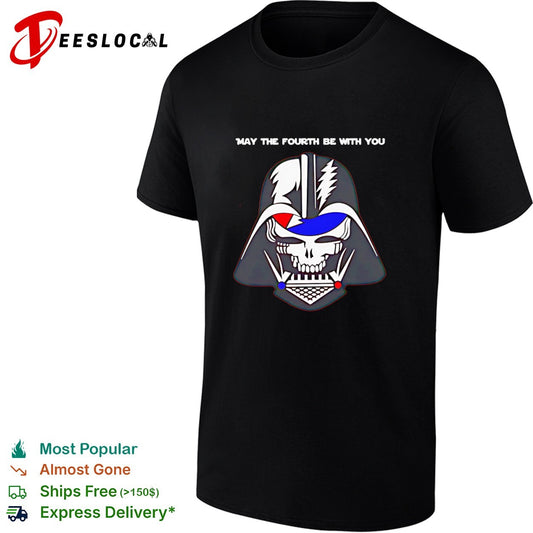 May The Fourth Be With You Grateful Dead Darth Vader big head shirt