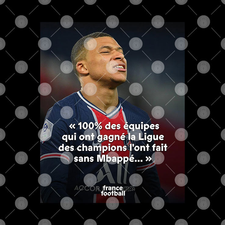 Mbappé Meme PSG Champions League Joke Shirt