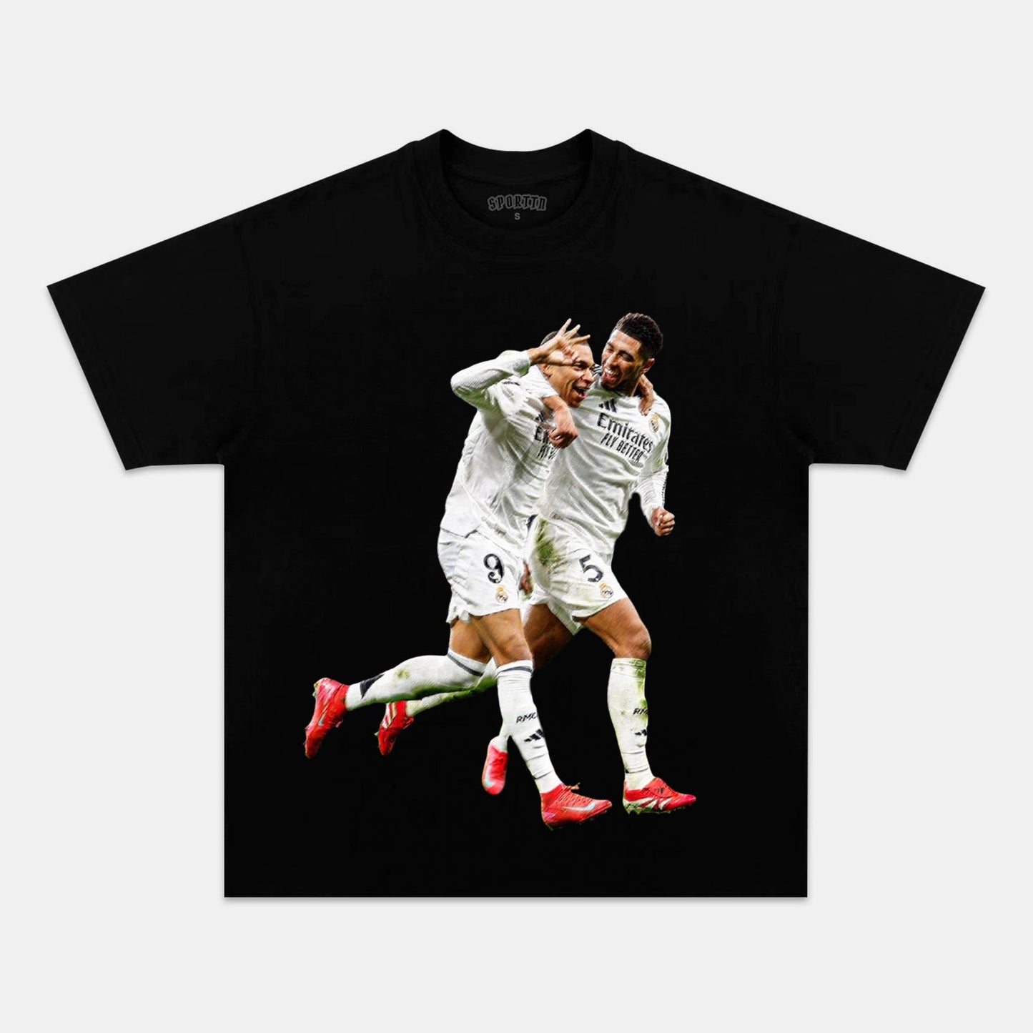 MBAPPÃ‰ & JUDE BELLINGHAM TEE - clothing by TeeHivey.com (Image 1)