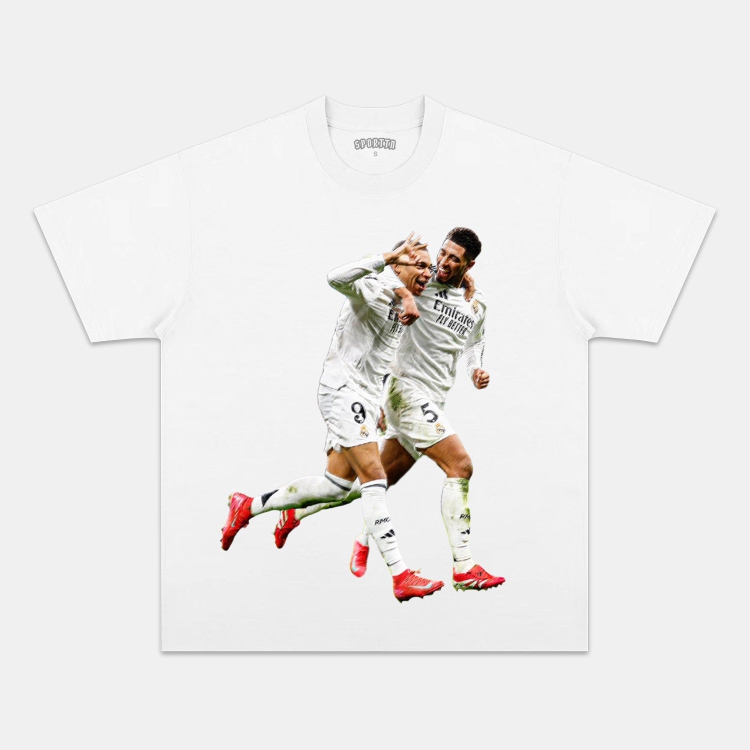 MBAPPÃ‰ & JUDE BELLINGHAM TEE Style001 - clothing by TeeHivey.com (Image 2)