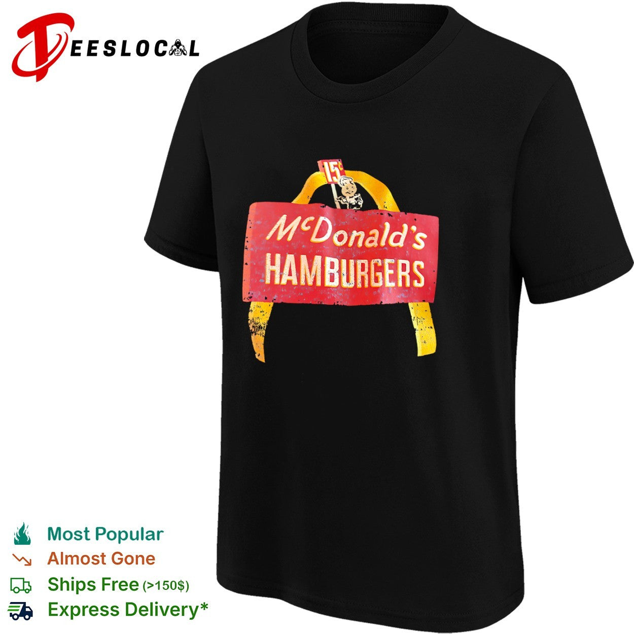 McDonalds Hamburgers shirt