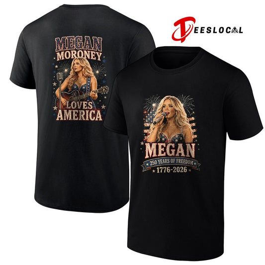 Megan Moroney America 250 years of freedom loves America shirt