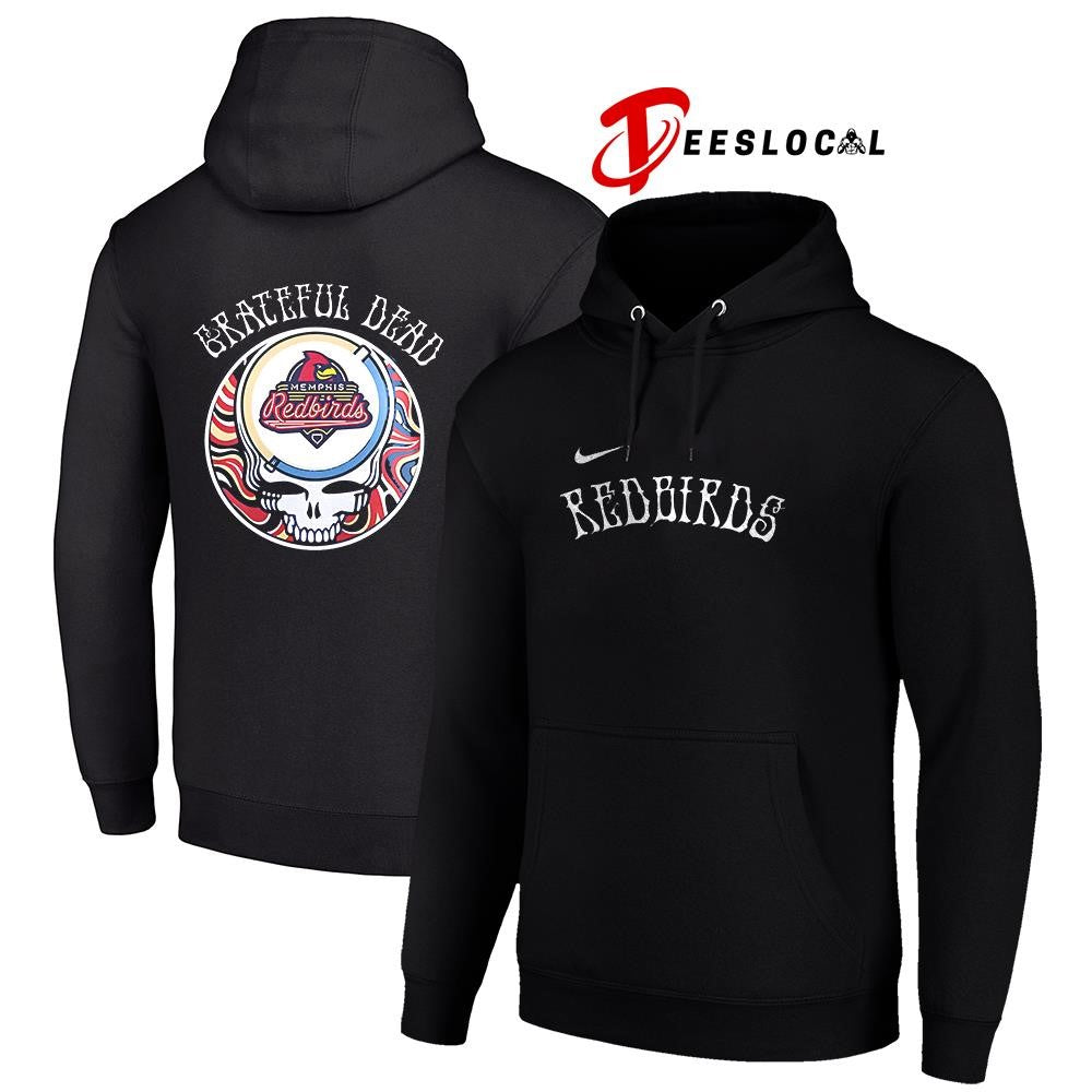 Memphis Redbirds x Grateful Dead Triple A logo shirt