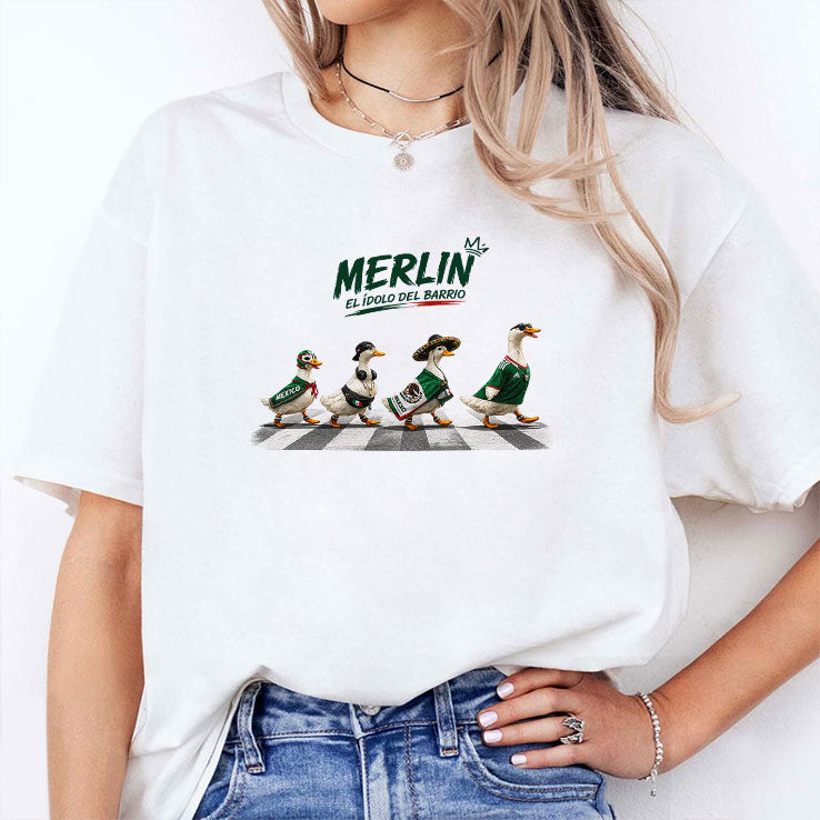 Merlin Mexico Duck El Idolo Del Barrio T Shirt