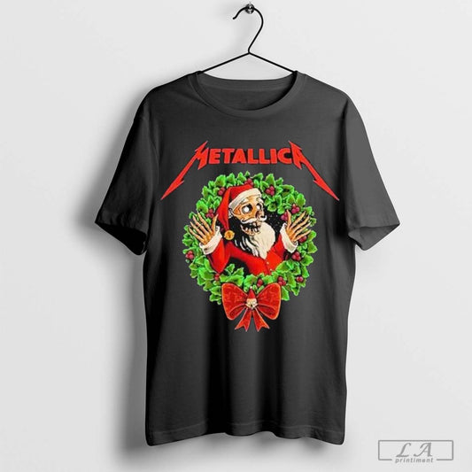 Metallica Creeping Claus Holiday Christmas 2024 Unisex - clothing by TeeHivey.com