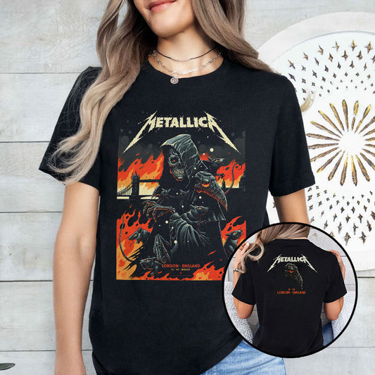 The Metallica London England 2026 Night 1 M72 World Tour Shirt