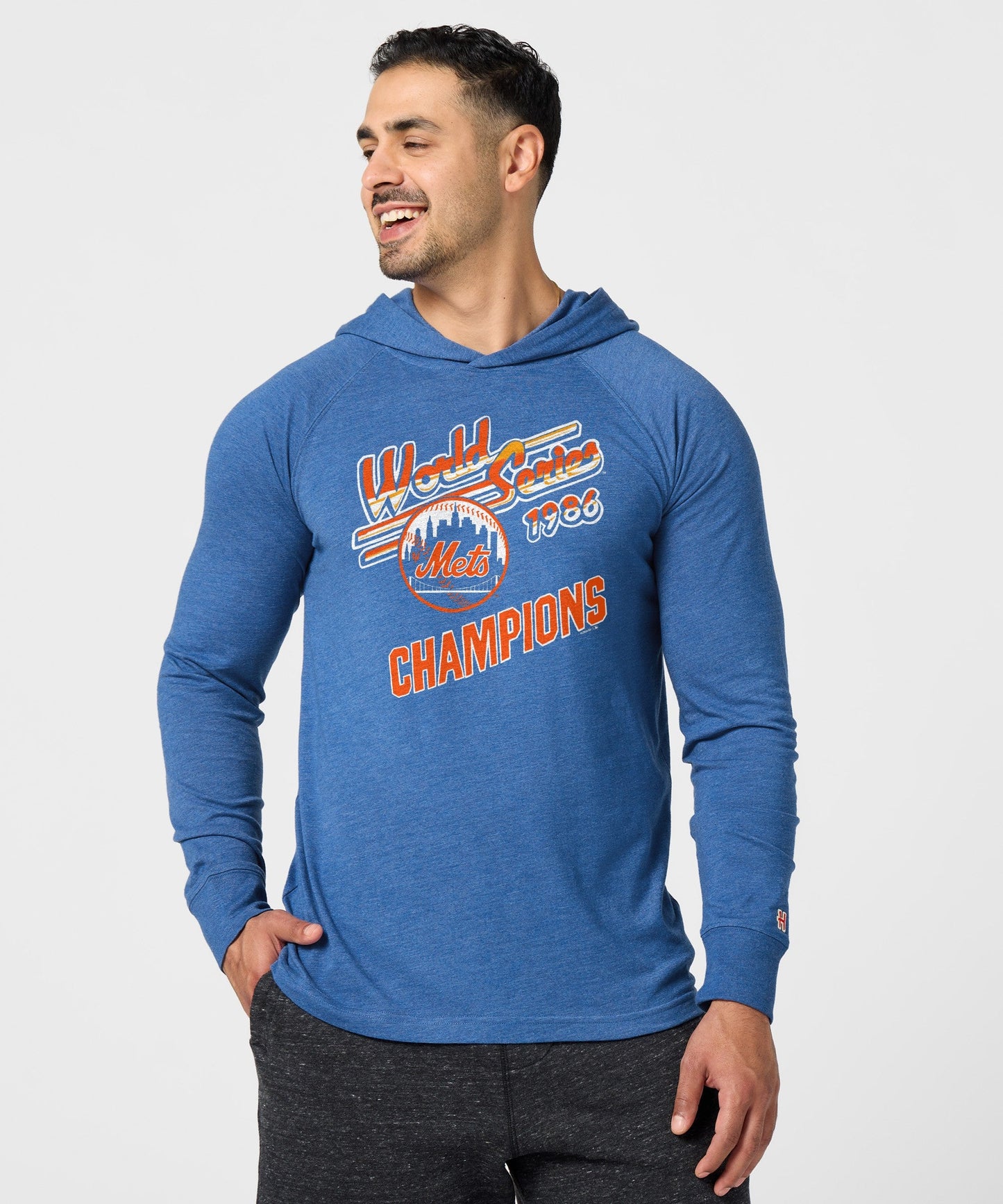 Mets World Series Champs 1986 Lightweight Hoodie
