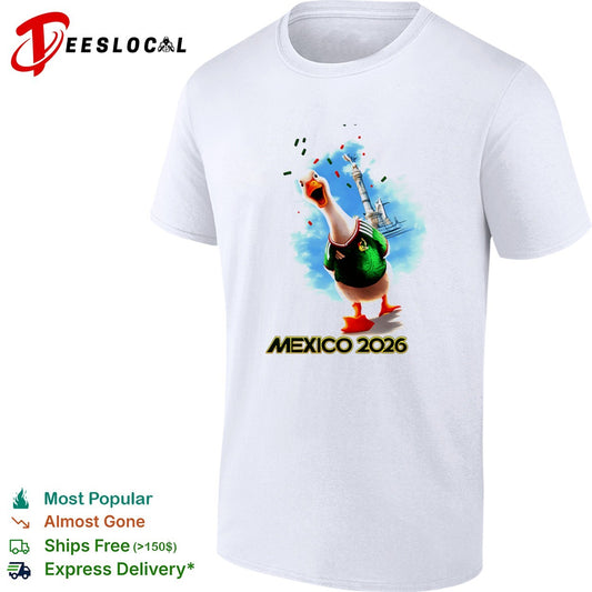 Mexico 2026 World Cup Celebration Soccer Goose shirt