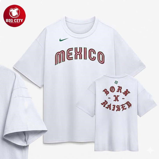 Mexico Born And Raised 2026 World Baseball Complex Two Sided Shirt