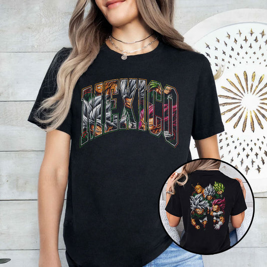 Mexico Dragon Anime Soccer Squad Shirt