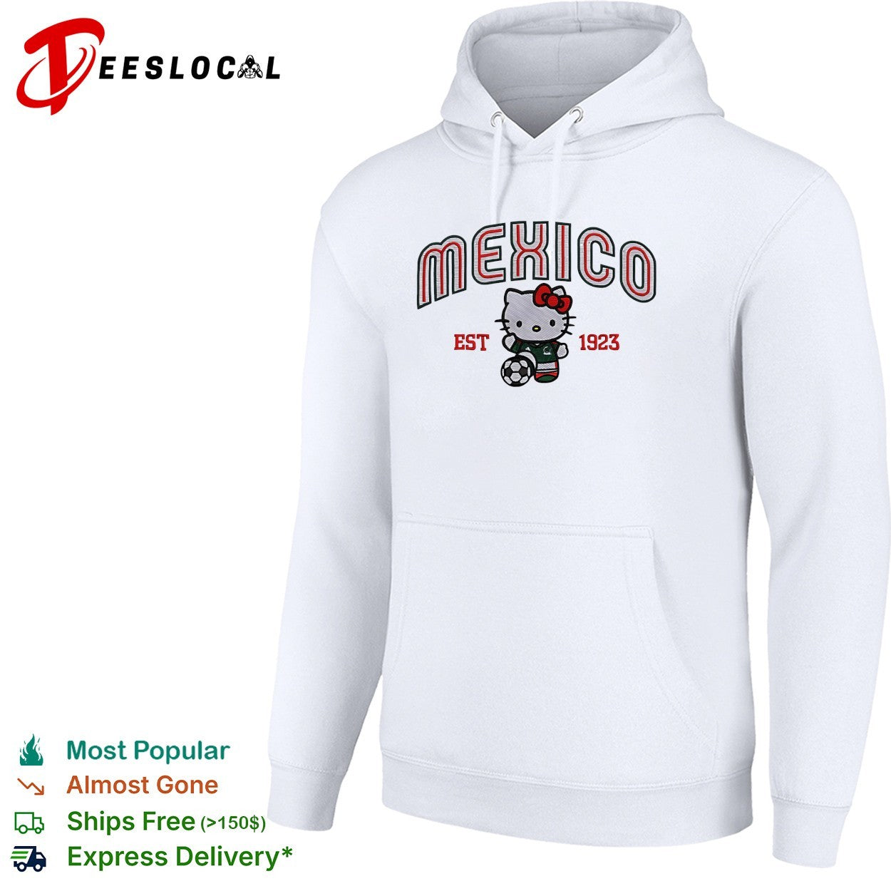 Mexico Est 1923 Hello Kitty soccer player shirt