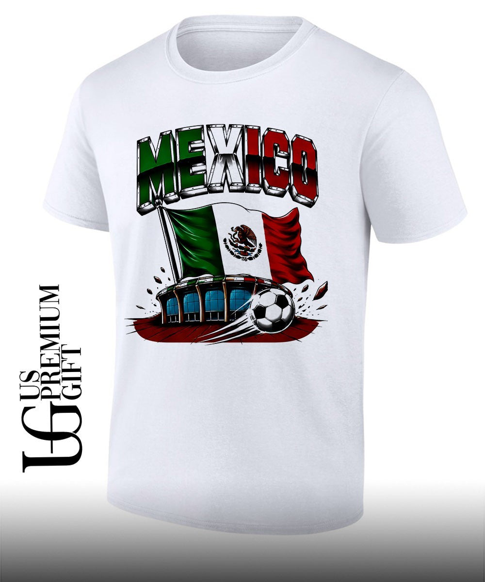Mexico Soccer Team Stadium Flag Mexico graphic shirt