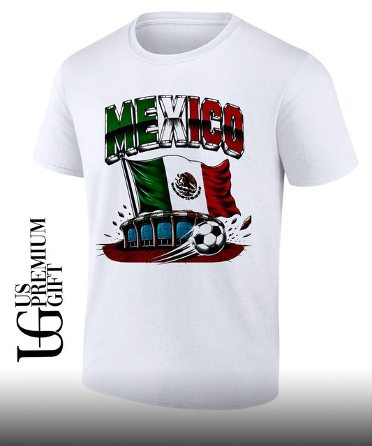 Mexico Soccer Team Stadium Flag Mexico graphic shirt
