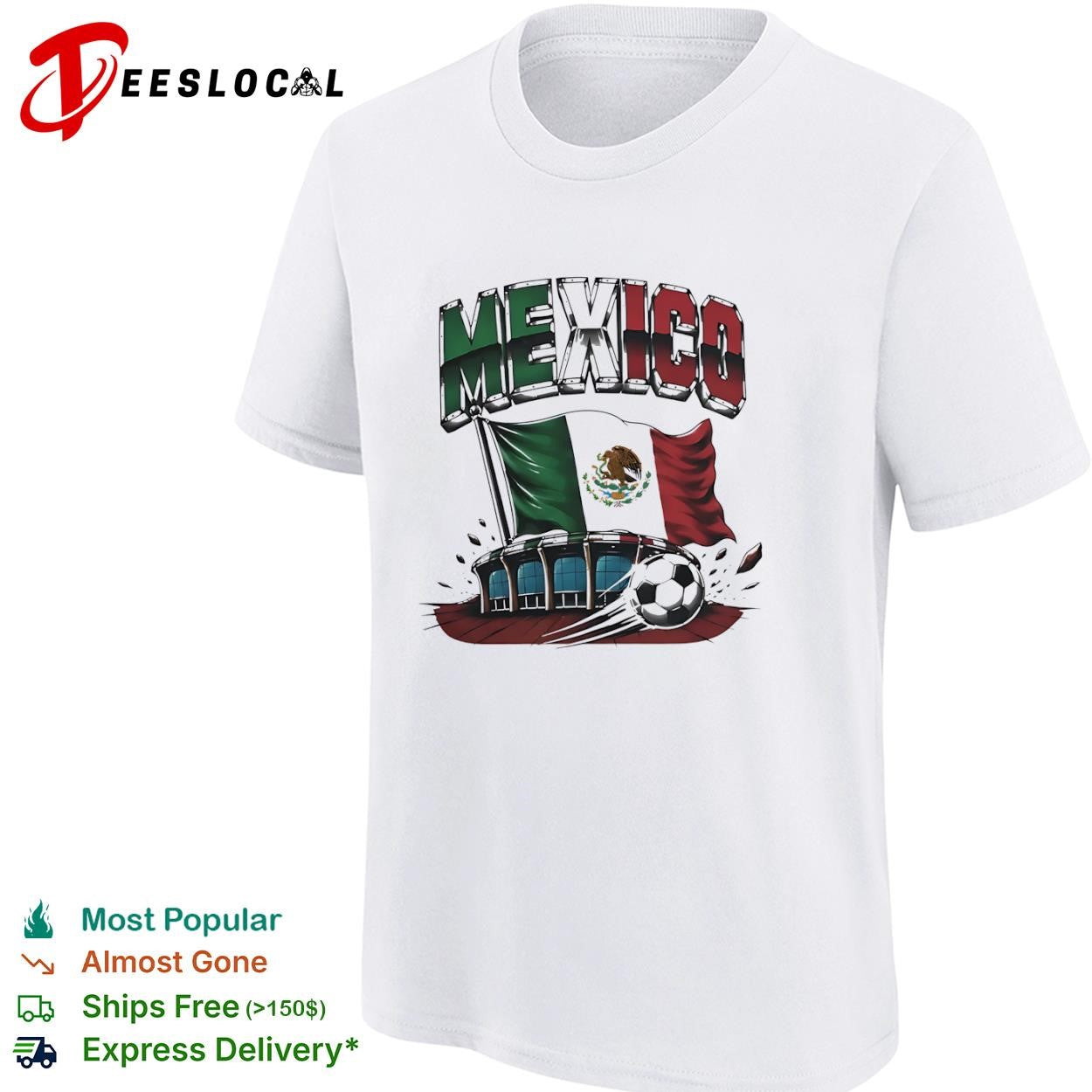 Mexico soccer ball shirt