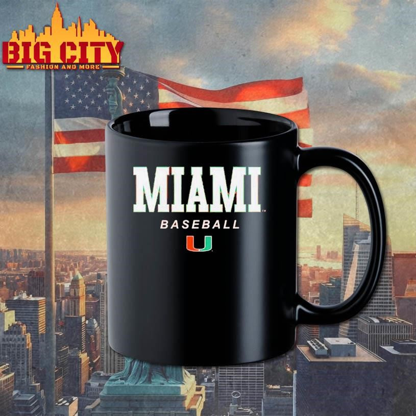 Miami Baseball Miami Wordmark &amp; Logo Shirt