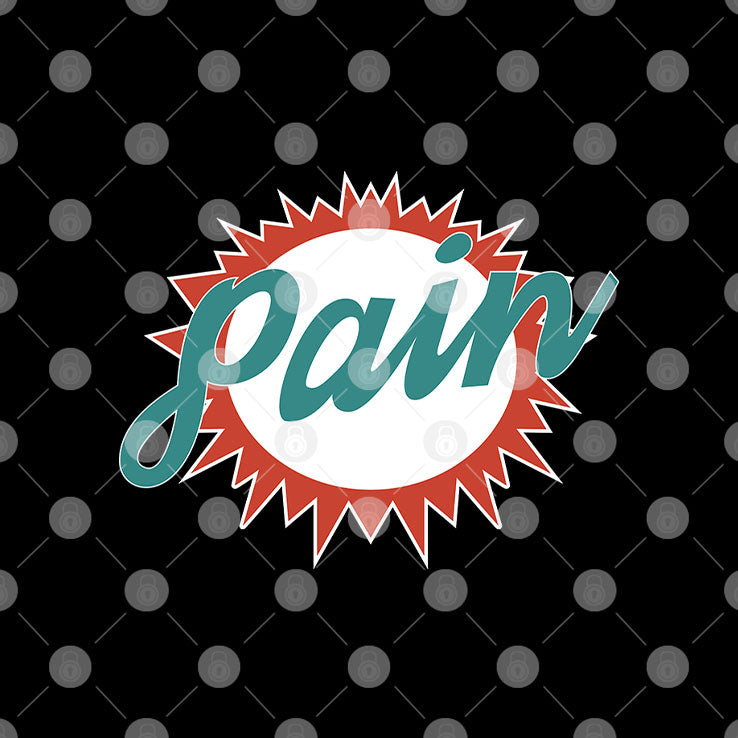 Miami Dolphins Pain Parody T Shirt